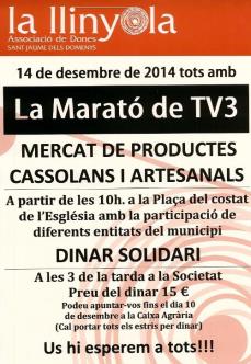  Mercat de productes casolans i artesanals per la Marató de TV3