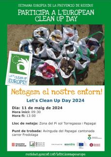 L’11 de maig, Netegem el nostre entorn! “Let’s Clean Up Day 2024”